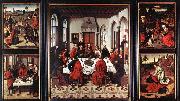 Dieric Bouts Altarpiece of the Holy Sacrament oil on canvas